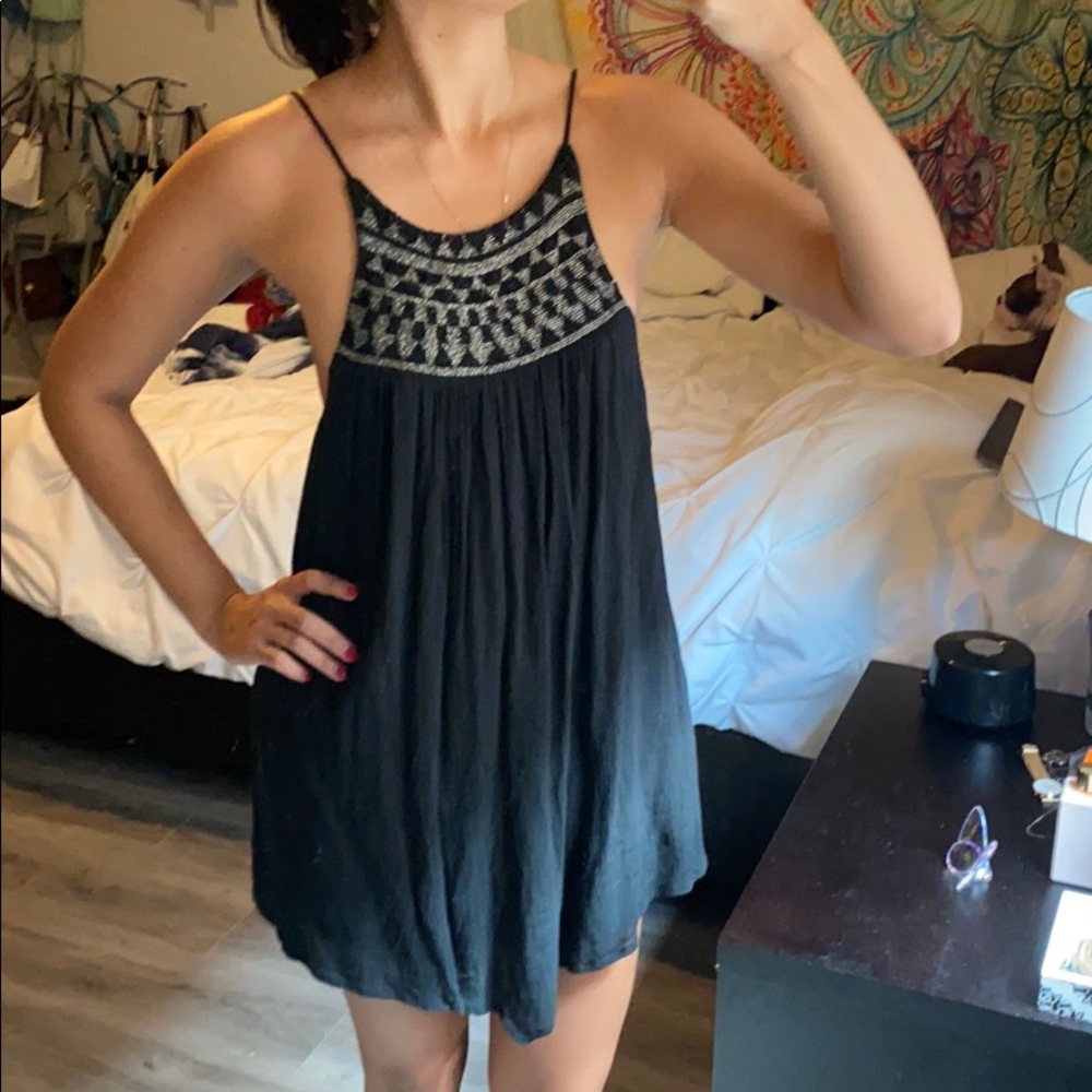 Black beaded dress
